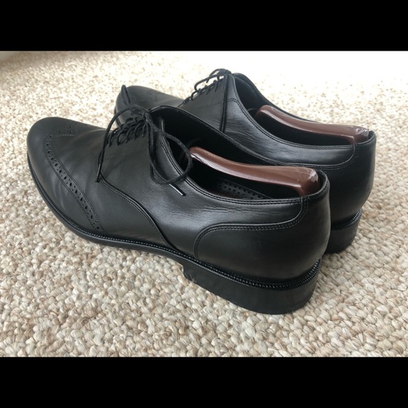 Cole Haan Air Pitney Wingtip Leather Oxfords Black Men’s Size 11M #C09149 - Picture 4 of 12